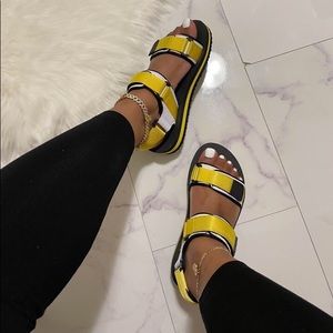 🔥New🔥 Suzanna Sandals- Yellow. “ Hot Sellers”
